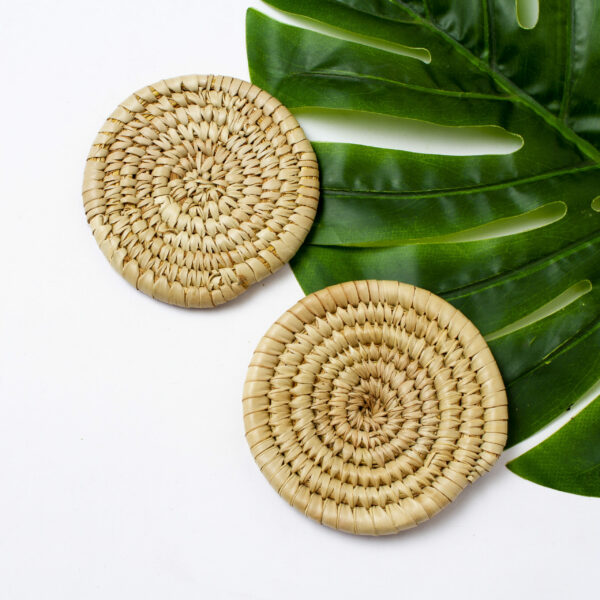 2 Rattan Coasters